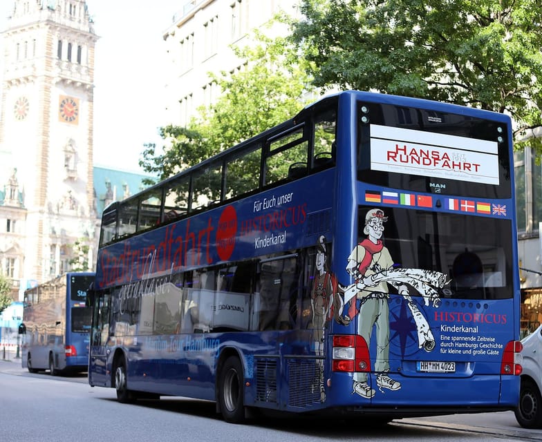 1-Day Hop-on/Hop-off Bus Tour of Hamburg Line D - Rathaus and St. Michael’s Church bring the city into focus