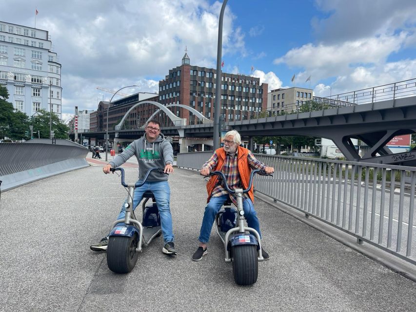 3 Hours Hamburg E-Scooter Tour - Through the old Elbe Tunnel