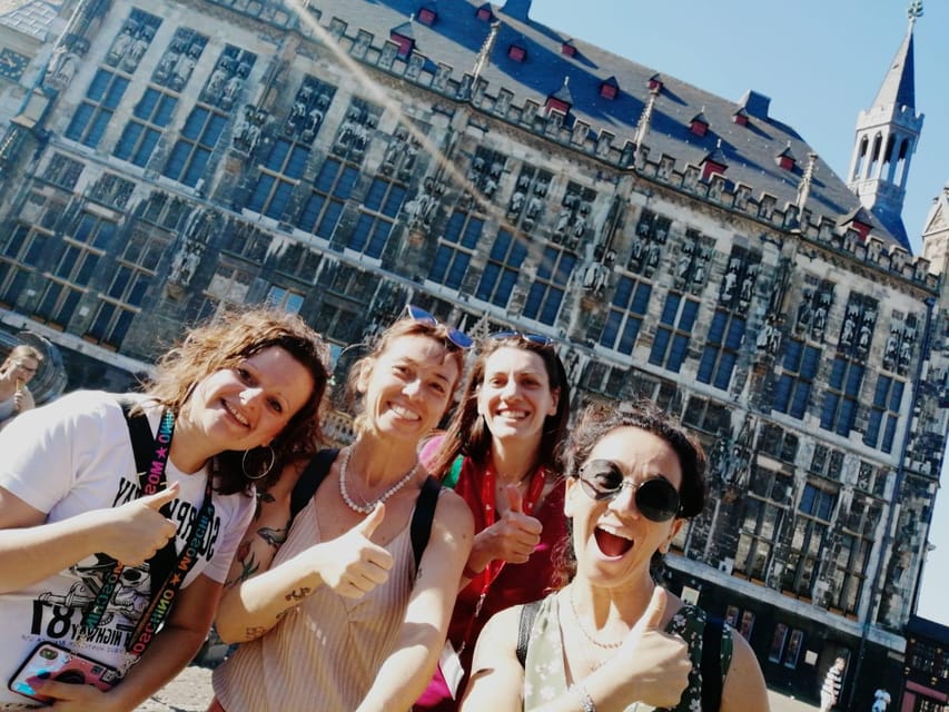 Aachen classic walking tour - Roman traces, fountains, and small old-town details