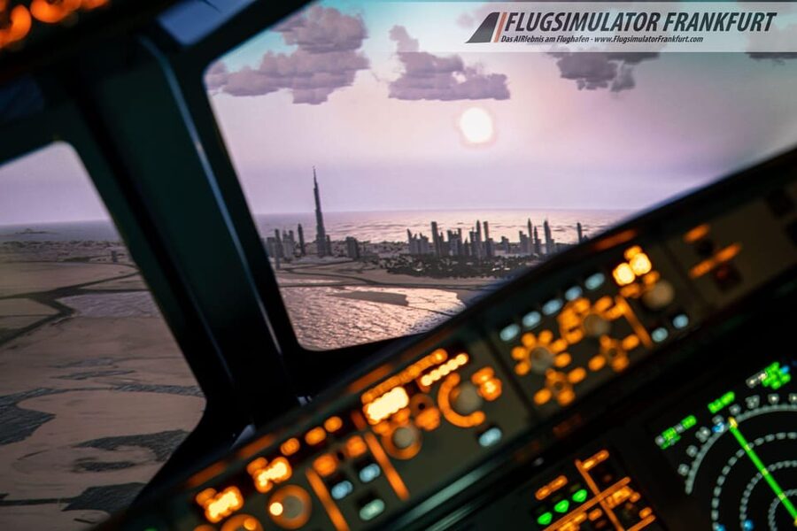 Airbus A320 flight simulator Frankfurt Airport - Taking the captain’s seat in Frankfurt
