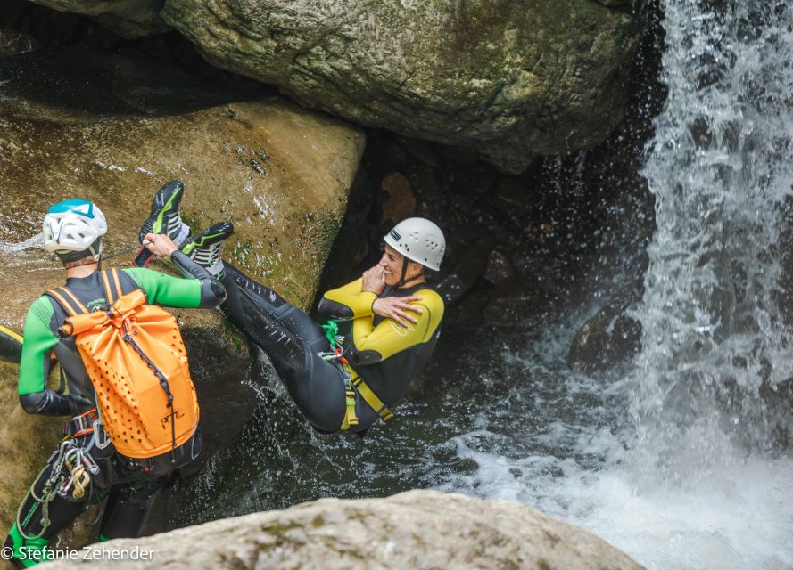 Allgäu: Starzlachklamm Canyoneering Adventure - Rappelling through waterfalls and narrow passages