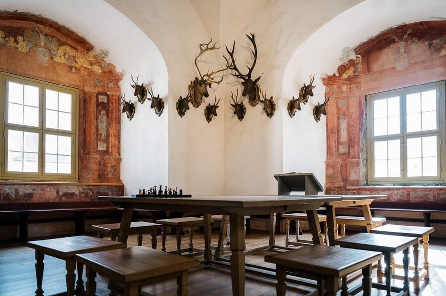 Augustusburg Castle: Guided tour - The Lindenhaus and the electoral chambers