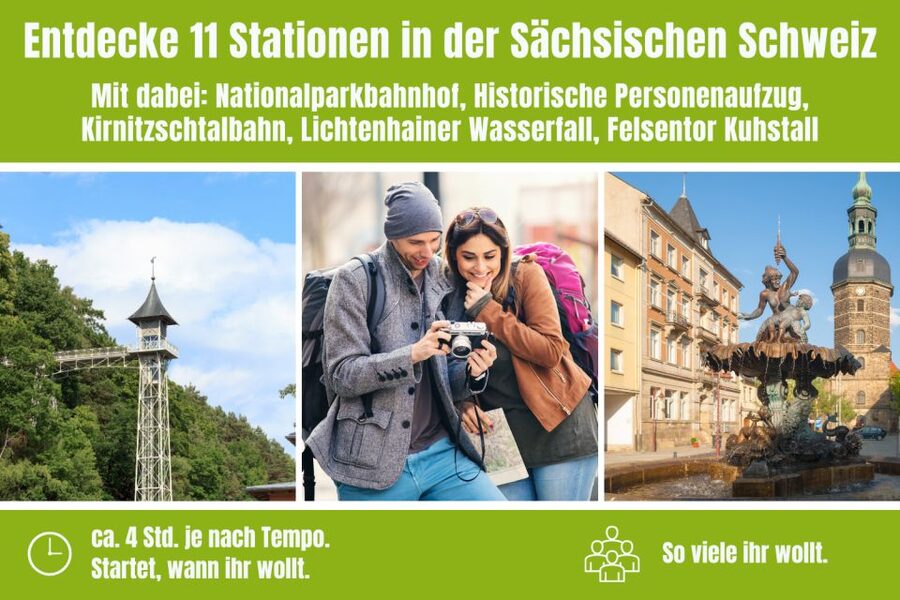 Bad Schandau: Scavenger Hunt through Saxon Switzerland - Through the park and onto the Kirnitzschtalbahn