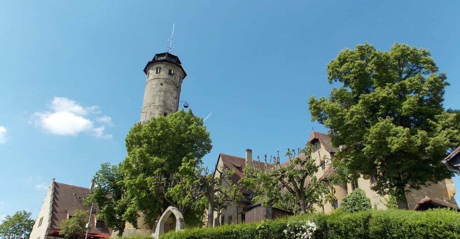 Bamberg: Altenburg Burg Tour - The exterior: defenses, walls, and the castle setting
