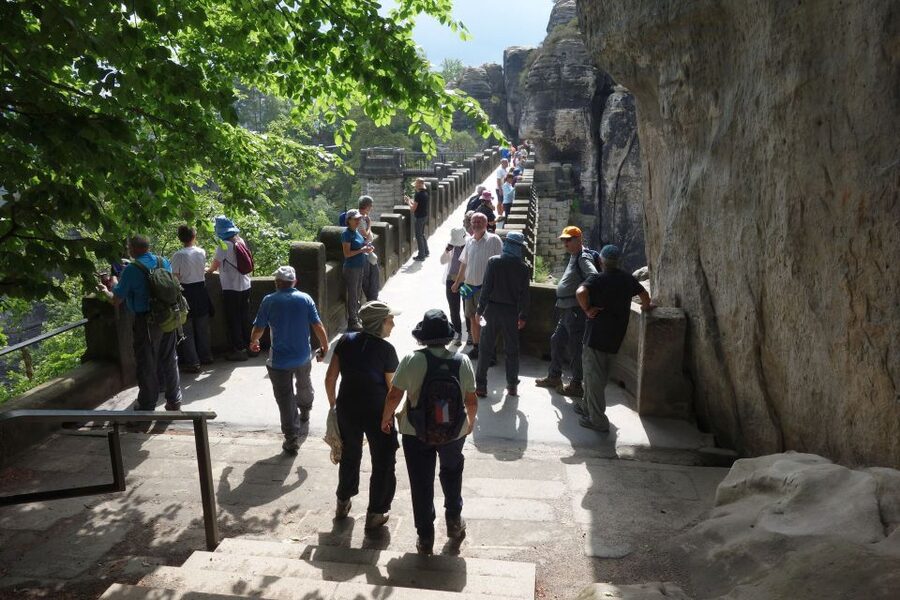 Bastei Bridge & Gorge Boat Ride - Day Trip from Dresden - Neurathen Castle and the walk around Rathen