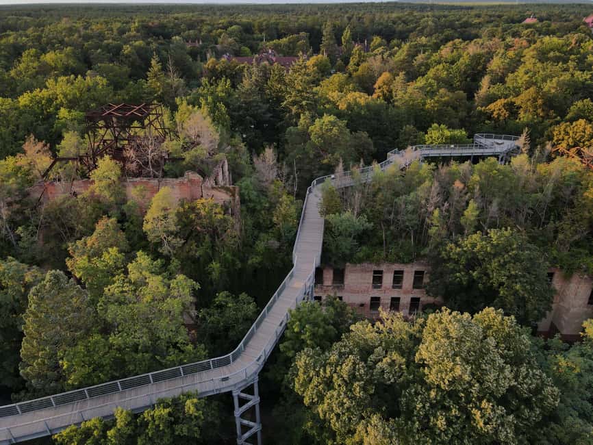 Beelitz-Heilstätten: Baum&Zeit Tree Top Walk Entry Ticket - Crossing the Alpenhaus roof
