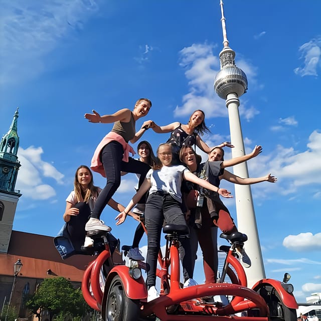 Beer Bike & Party Bike: Unforgettable Berlin City Tour incl. pickup - Potsdamer Platz and Martin-Gropius-Bau