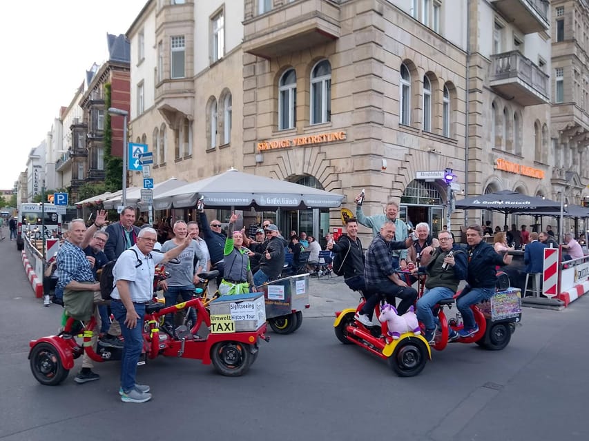 Beer Bike & Party Bike: Unforgettable Berlin City Tour incl. pickup - Checkpoint Charlie and the former divided city