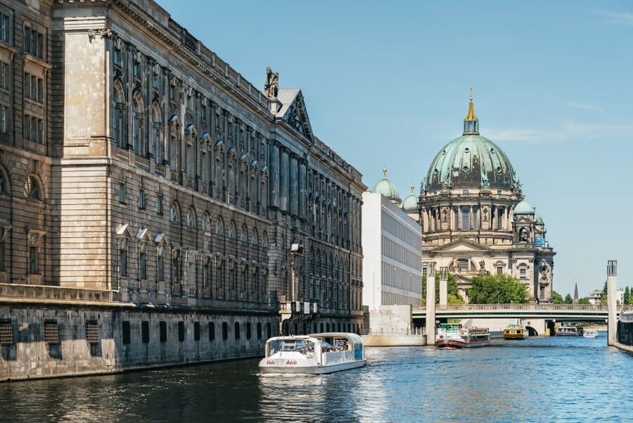 Berlin: 1-Hour City Tour by Boat with Guaranteed Seating - Nikolaiviertel, Berlin’s oldest residential area