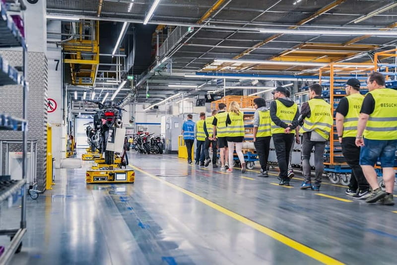 Berlin: BMW Motorrad Production – See How Bikes Are Built - The C-hook assembly system