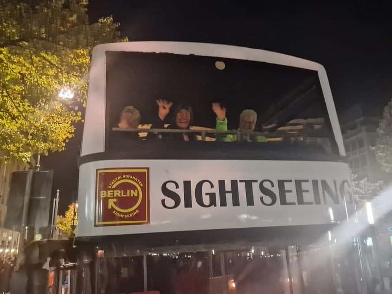 Berlin: Bus Tour by Night with Live Commentary - Why Berlin at night works so well from a bus