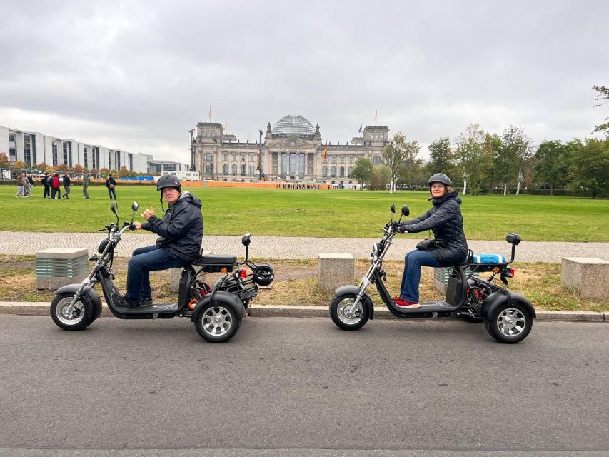 Berlin City: 2 Hour Guided Fat Tire E-Scooter Tour - Weather Gear and Practical Comfort