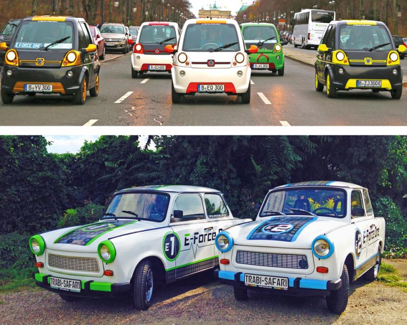 Berlin: E-Trabi City Tour - Starting at TrabiWorld on Zimmerstrasse