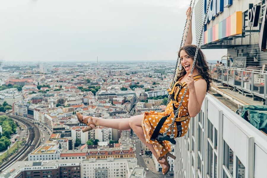 Berlin: Highest Swing in Europe - Five minutes over Berlin