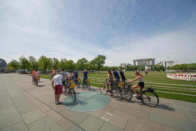 Berlin Highlights Sightseeing Bike Tour in Small Groups - A quiet pause at the Holocaust Memorial