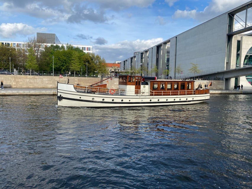 Berlin: Historic Boat Sightseeing City Center Tour - The Reichstag, Futurium, and Berlin’s modern center
