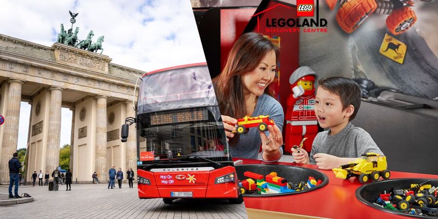 Berlin: Hop-On Hop-Off Bus & LEGOLAND Discovery Centre - Two Berlin experiences in one day
