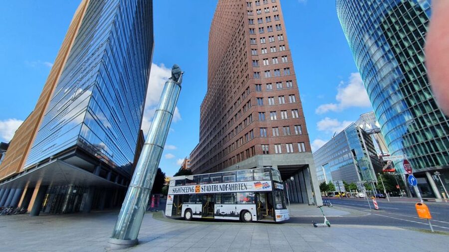 Berlin: Hop-on Hop-off Bus Tour with Live Commentary - Potsdamer Platz and the former Wall zone