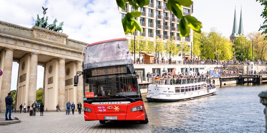 Berlin: Hop-On-Hop-Off Bus with Boat Cruise Option - The western start at Kurfürstendamm and KaDeWe