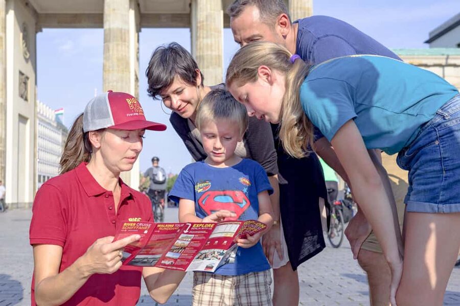 Berlin: Hop-On Hop-Off Sightseeing Bus with Boat Options - The red route from Alexanderplatz to Museum Island