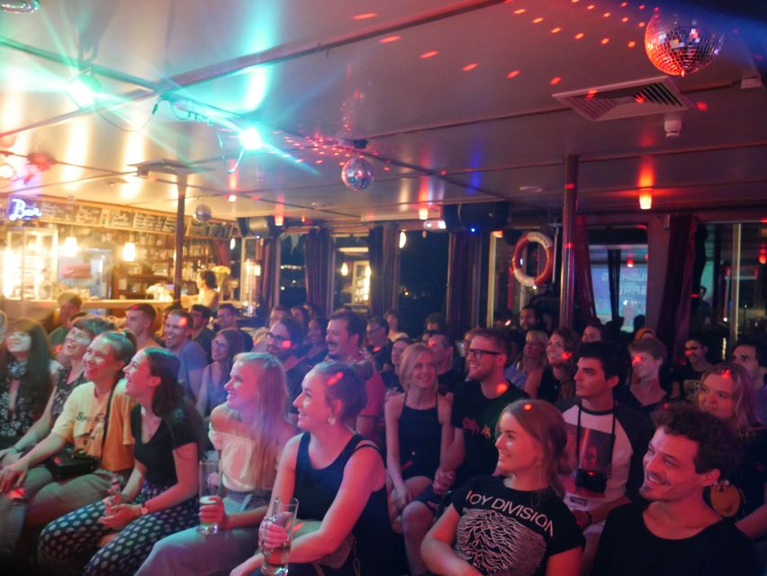 Berlin: Laughing Spree Comedy Show on a Boat - Arriving at the Eastern Comfort Hostelboat