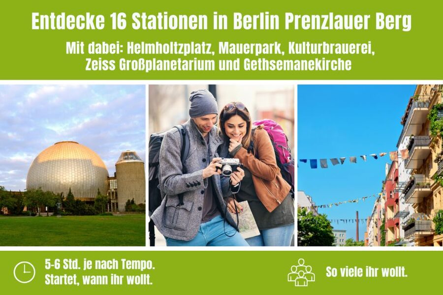 Berlin Prenzlauer Berg: Scavenger Hunt Self-Guided Tour - Mauerpark turns the former border into a walking stop
