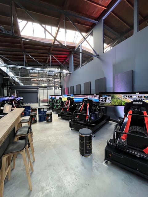 Berlin: Race Factory Full-Motion Racing Simulator Ride - The race starts before the first corner