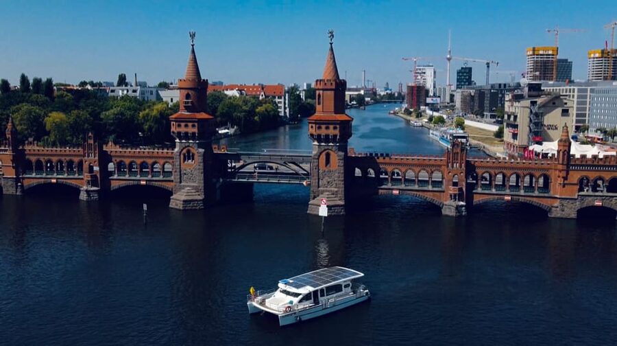 Berlin: Solar Powered Sunset Catamaran Cruise & Audio Guide - Museum Island and Berlin’s historic center from the river