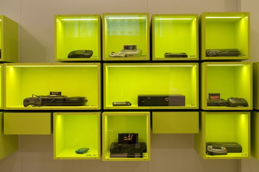 Berlin: Tickets to the Computer Games Museum - Start with the Wall of Hardware on Karl-Marx-Allee