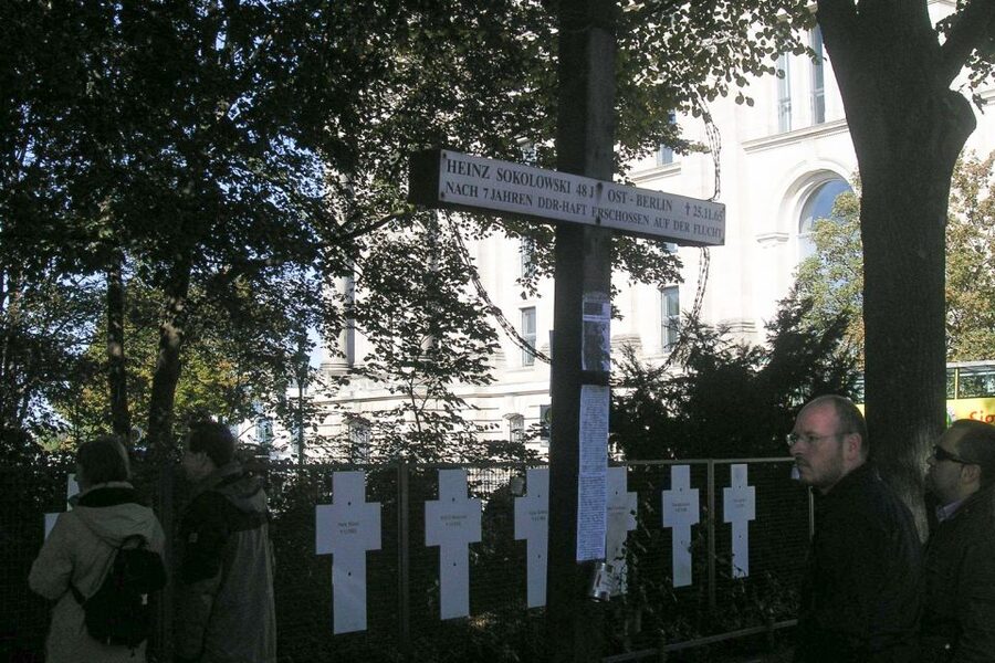 Berlin Wall: City Tour of Divided Germany - The Holocaust Memorial and the former death strip