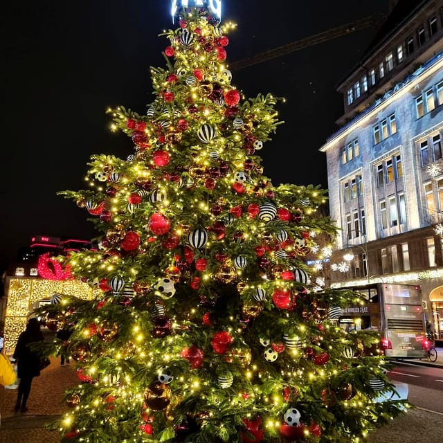 Christmas market lights tour bus through Berlin, free mulled wine (2.5 hours) - The 45-minute visit to Charlottenburg Palace