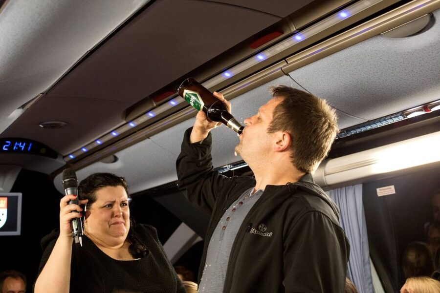 Cologne: 1.5-Hour Comedy Bus Tour - One beer, plus the value of the ticket