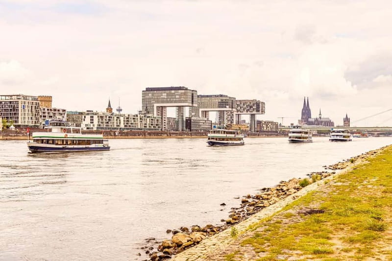 Cologne: 1-hour Rhine Cruise in Cologne - The cathedral view is the opening highlight
