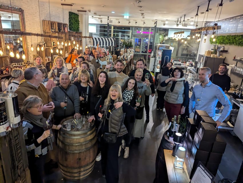 Cologne: Black wine tasting with secret station – Haus der Manufakturen - The hosting style: warm, personal, and relaxed