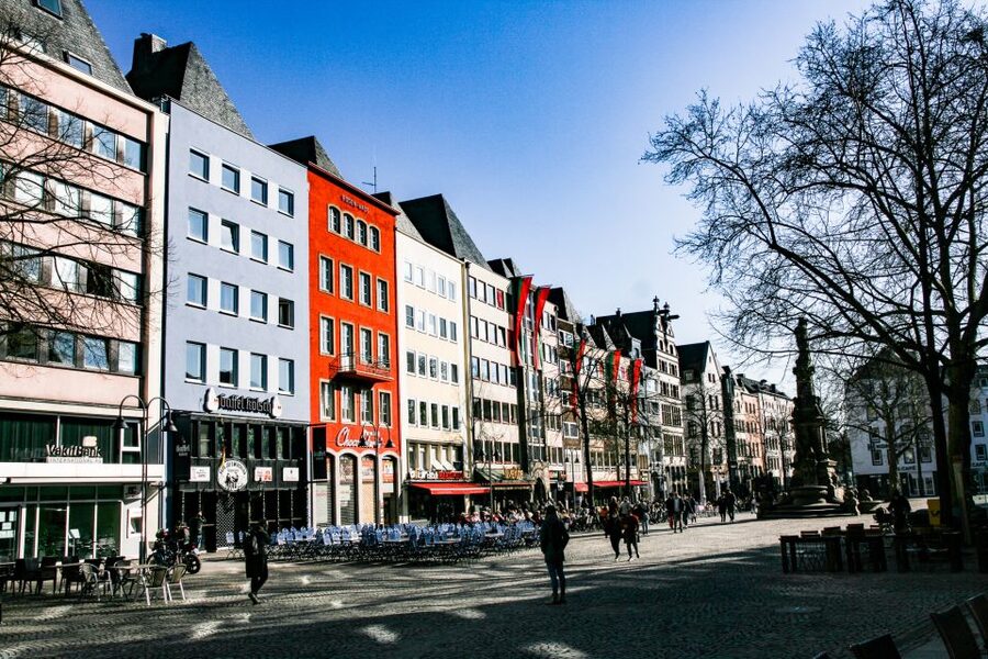 Cologne: Old Town Walking Tour with 1 Brewery Visit & 1 Beer - Heumarkt and the story beneath the present city