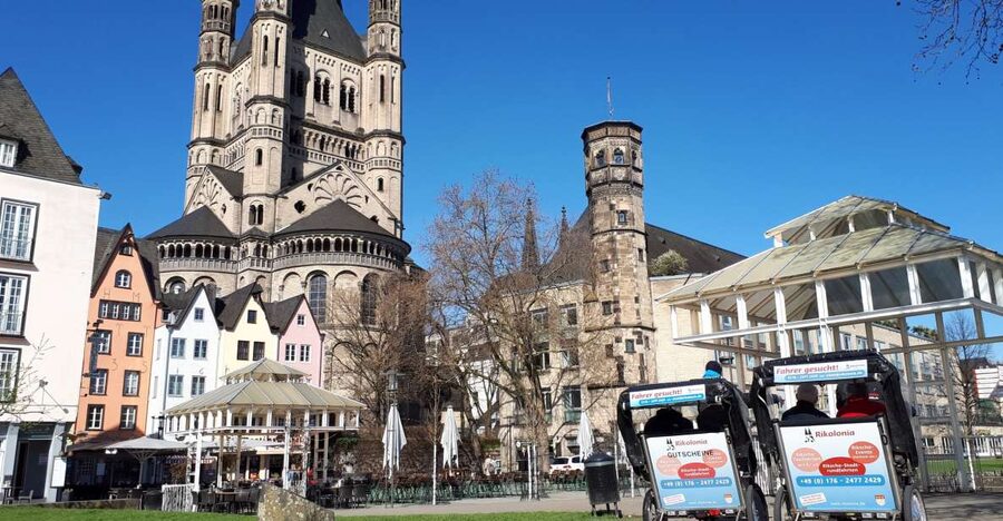 Cologne: Rickshaw Sightseeing Tour - Starting by the Friedrich Wilhelm III statue