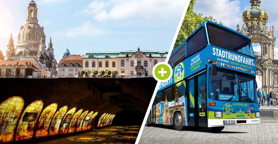 Dresden: 1-Day Hop-On Hop-Off Bus & Fortress Xperience - Start at Postplatz, not at the fortress