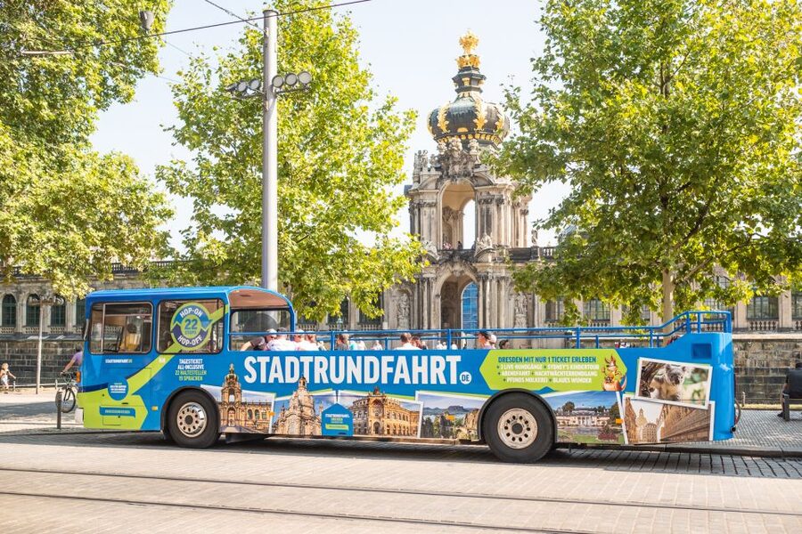 Dresden: 1-Day Hop-On-Hop-Off Bus Tour - Audio, open-top seating, and weather