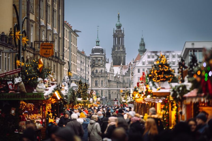 Dresden: Advent Tour with Stollen Tasting and Mulled Wine - The Procession of Princes and Dresden’s royal center