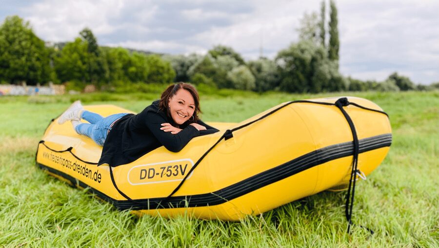 Dresden: Bootstour-Sonnenuntergang im Schlauchboot genießen - Who will enjoy this paddle most