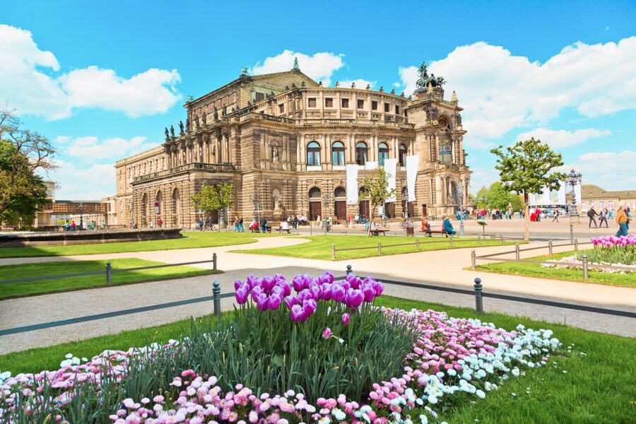 Dresden Castle Skip-the-Line Entry & 2-Day Hop-On Hop-Off - The castle tower from April through October