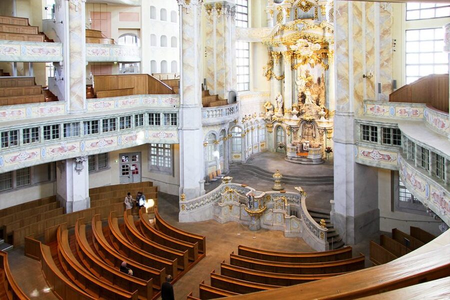 Dresden: Church of Our Lady Guided Tour of Gallery - A close look at the church’s destruction and restoration