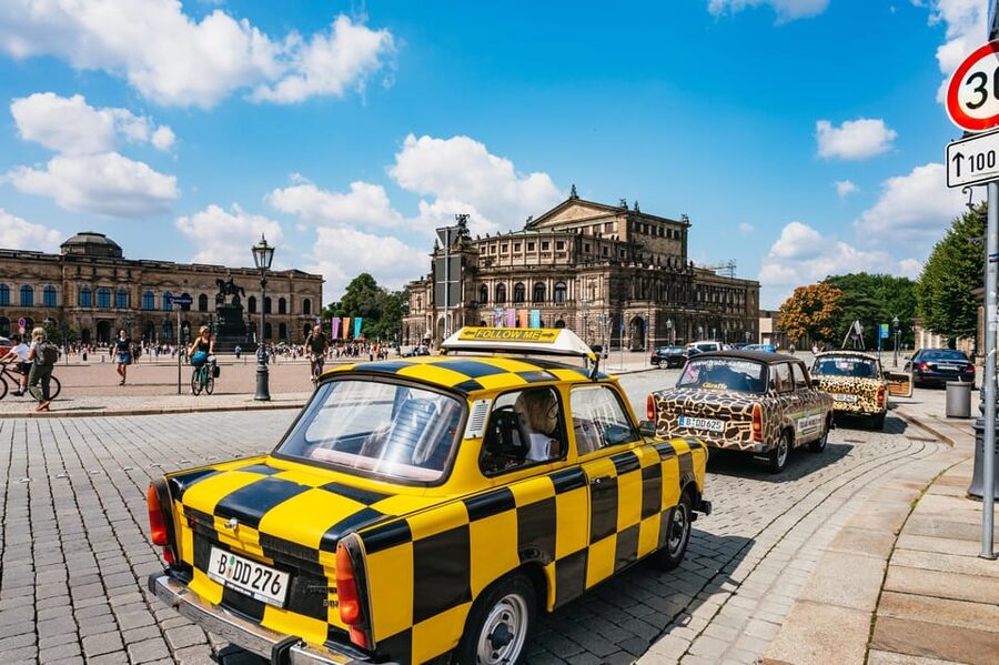 Dresden: Guided Sightseeing Tour in Classic Trabi Car - The Transparent Factory and German Hygiene Museum