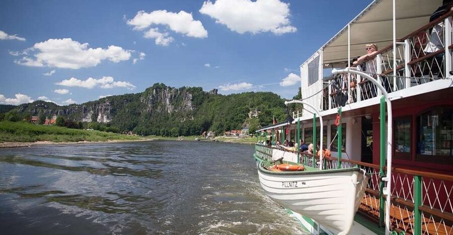 Dresden: Königstein Fortress Paddle Steamer Cruise - Dresden’s Canaletto view from the Elbe