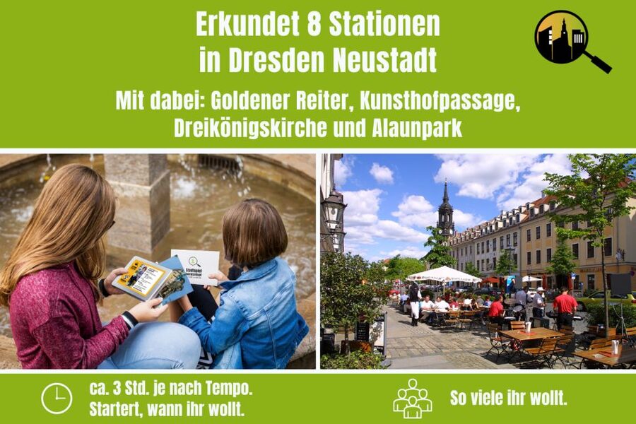 Dresden Neustadt: Scavenger Hunt for Children - Playgrounds and the Three-Hour Pace