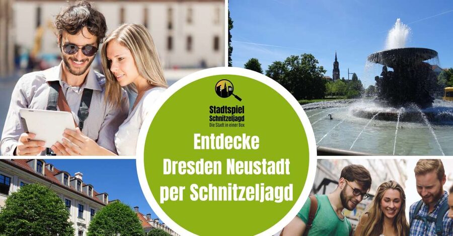 Dresden Neustadt: Scavenger Hunt Self Guided Tour - The Golden Rider and Königstraße