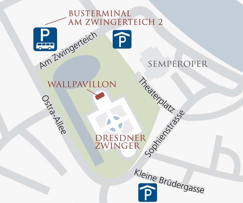 Dresden: New Year's Eve Concert at the Zwinger - Arriving at the Wallpavillon