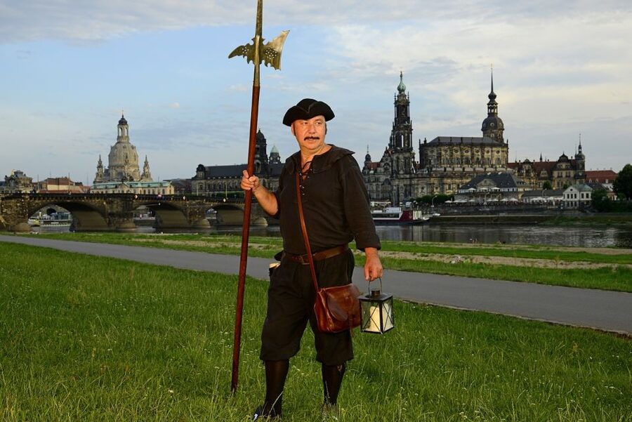 Dresden: Night Watchman Tour Through The Old Town - The Frauenkirche closes the route with Dresden’s best-known dome