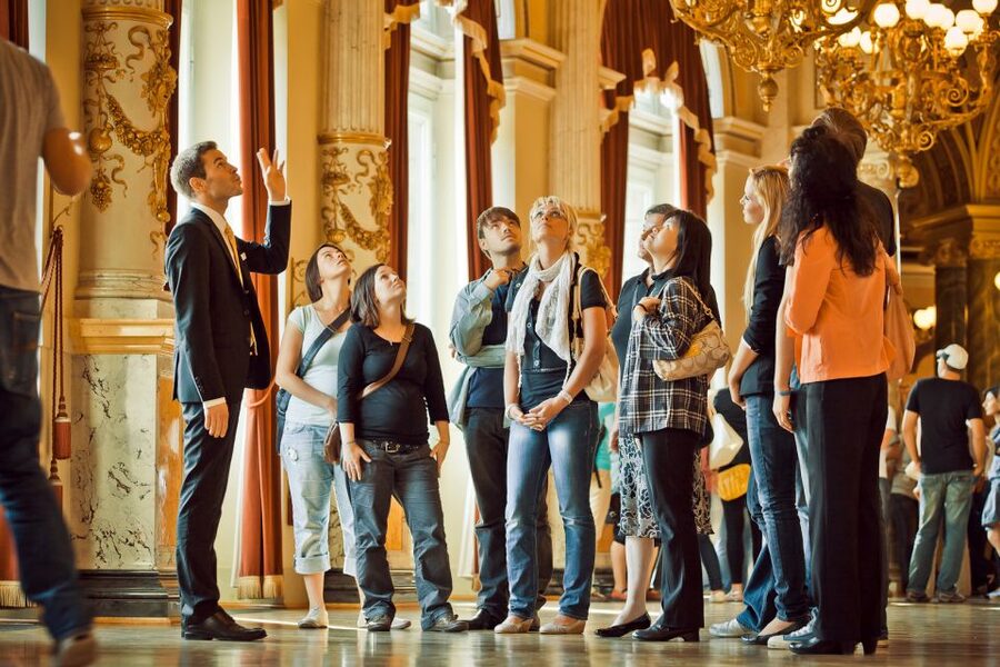 Dresden: Semperoper Guided Tour for Families - Entering Through the Door Beside the Main Entrance