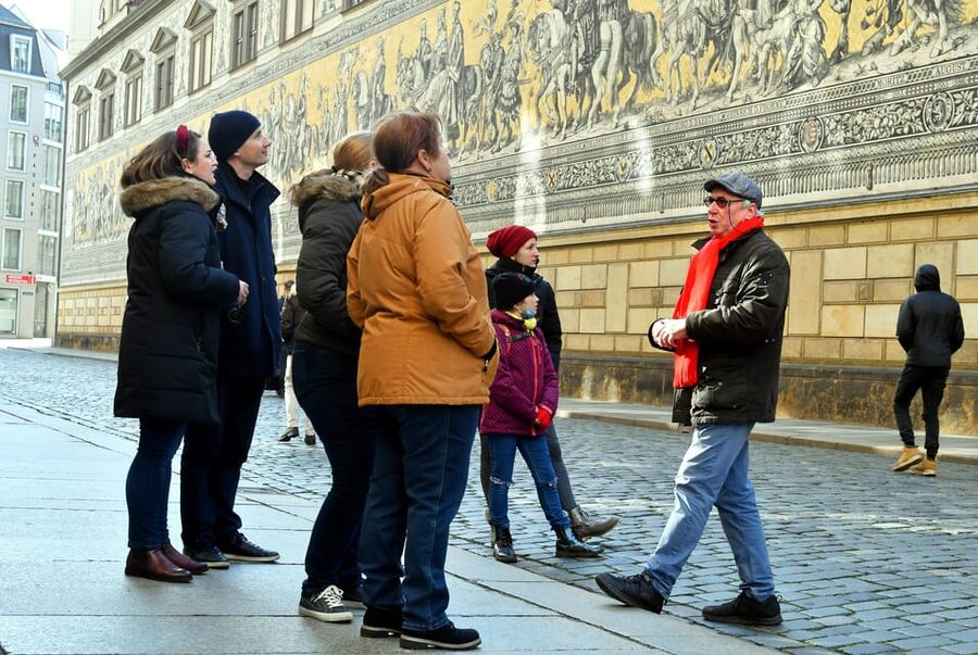 Dresden: Sightseeing Walking Tour in English - The Zwinger Palace and its Nymphenbad